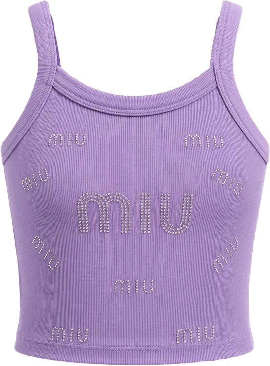 کراپ تاپ نگین دار miu miu - آلبوم
