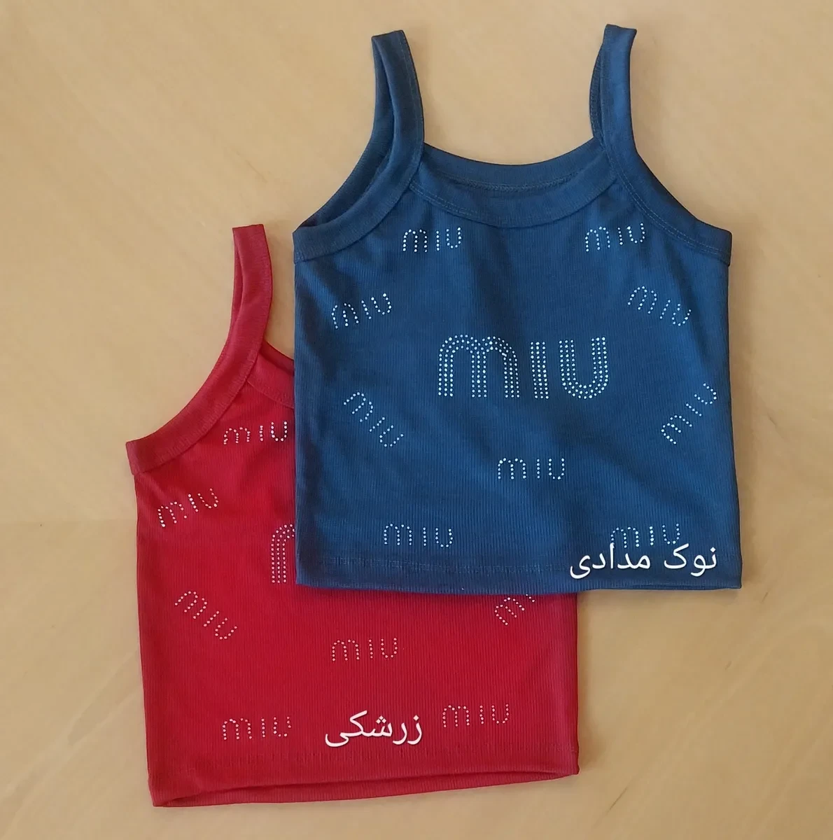 کراپ تاپ نگین دار miu miu - آلبوم