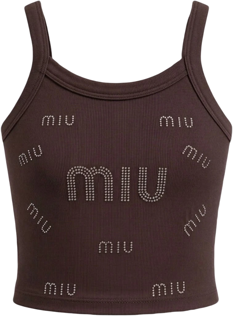 کراپ تاپ نگین دار miu miu - آلبوم