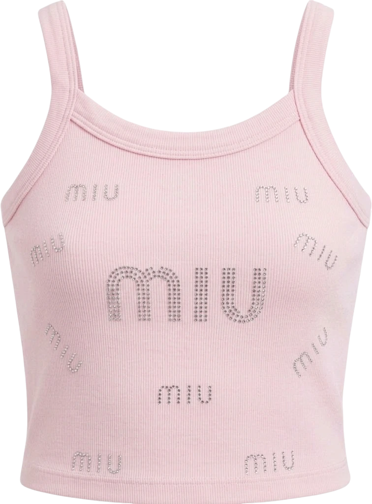 کراپ تاپ نگین دار miu miu - آلبوم
