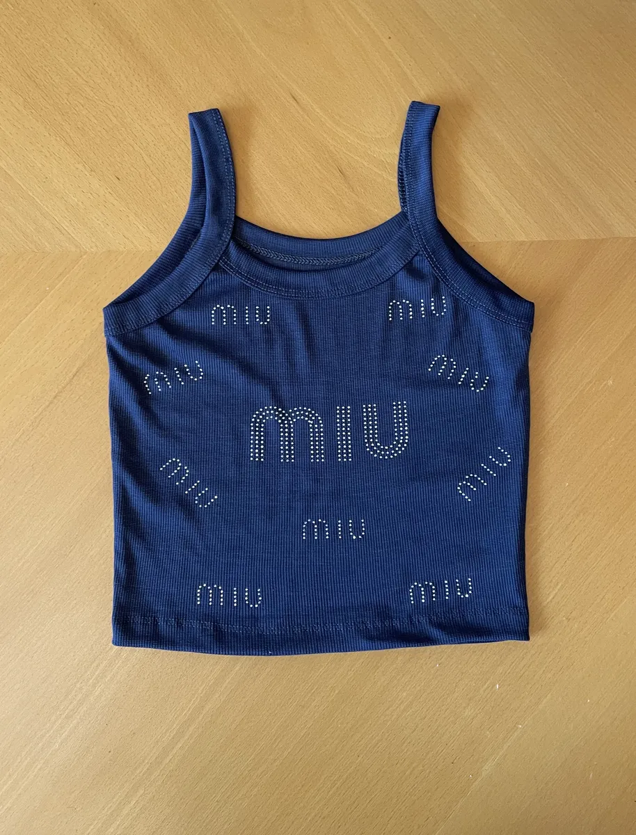 کراپ تاپ نگین دار miu miu - آلبوم