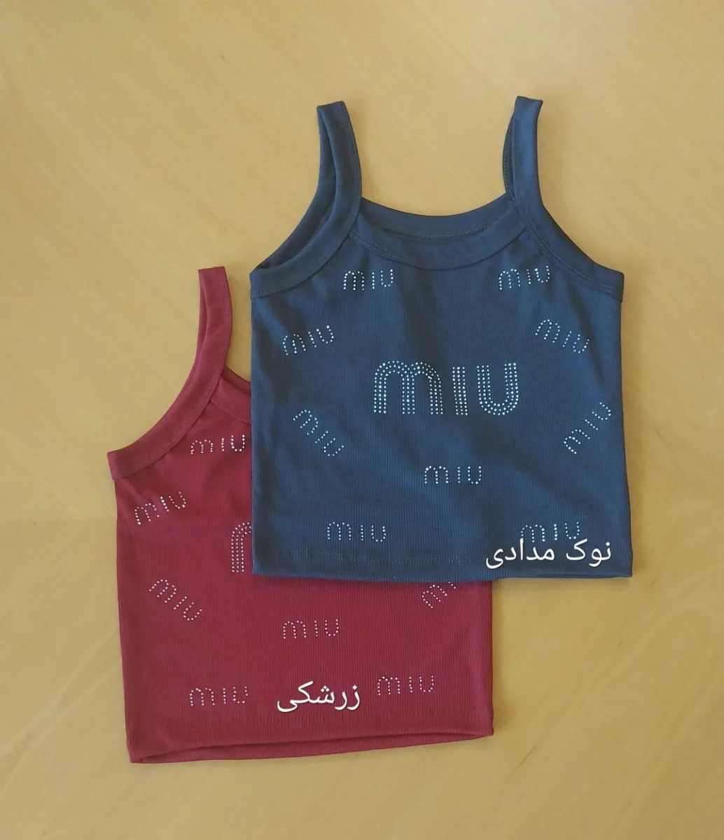 کراپ تاپ نگین دار miu miu - آلبوم